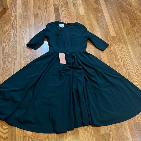 BHLDN Valdis Dress Green size Size 10 NWT - Picture 8 of 16